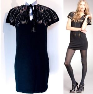 Nanette Lepore Embellished Wool Kartika Dress